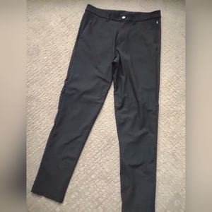 Lululemon mens black pant - slim